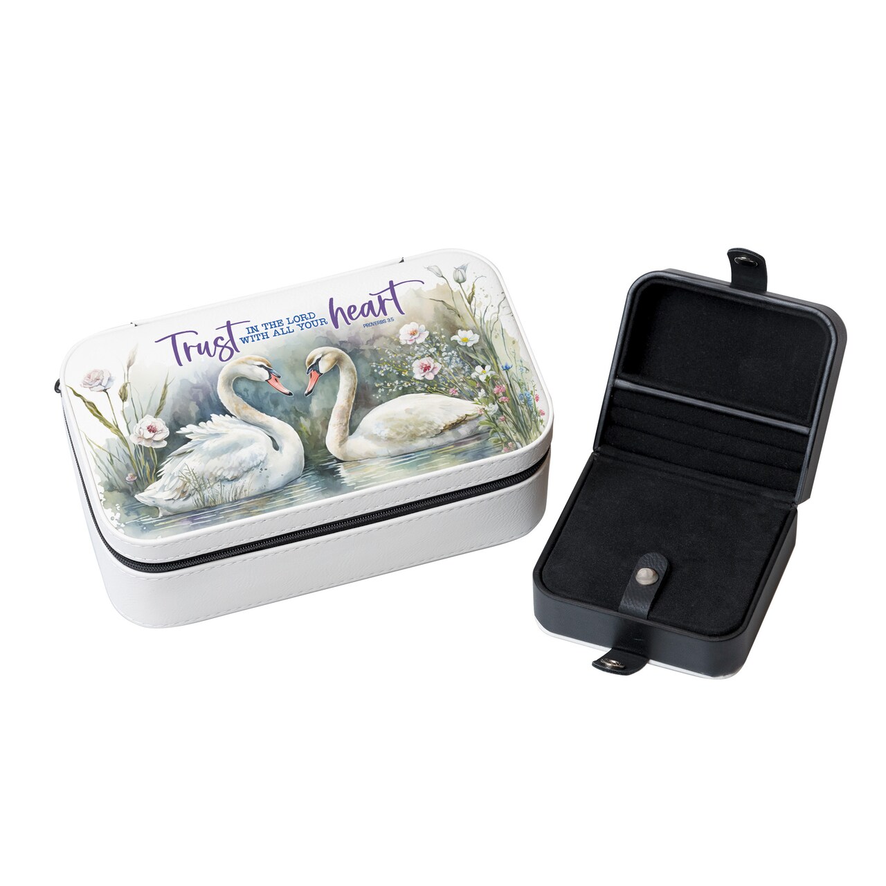 DEXSA Trust In The Lord Jewelry Box Set, Measures 8" x 4.75" x 3"